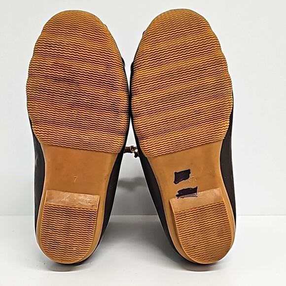 Serra Womens Genuine Leather Fleece Lined Lace Up Winter Brown Duck Boots Size 7 - Picture 8 of 11